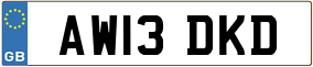 Truck License Plate